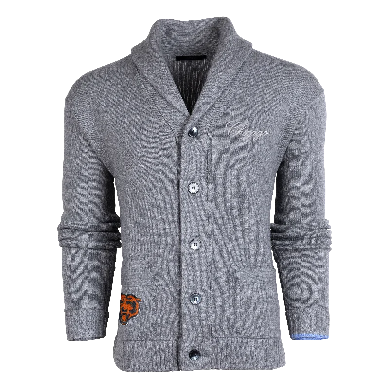 Men's winter sweater-Chicago Bears Ottawa Shawl Cardigan