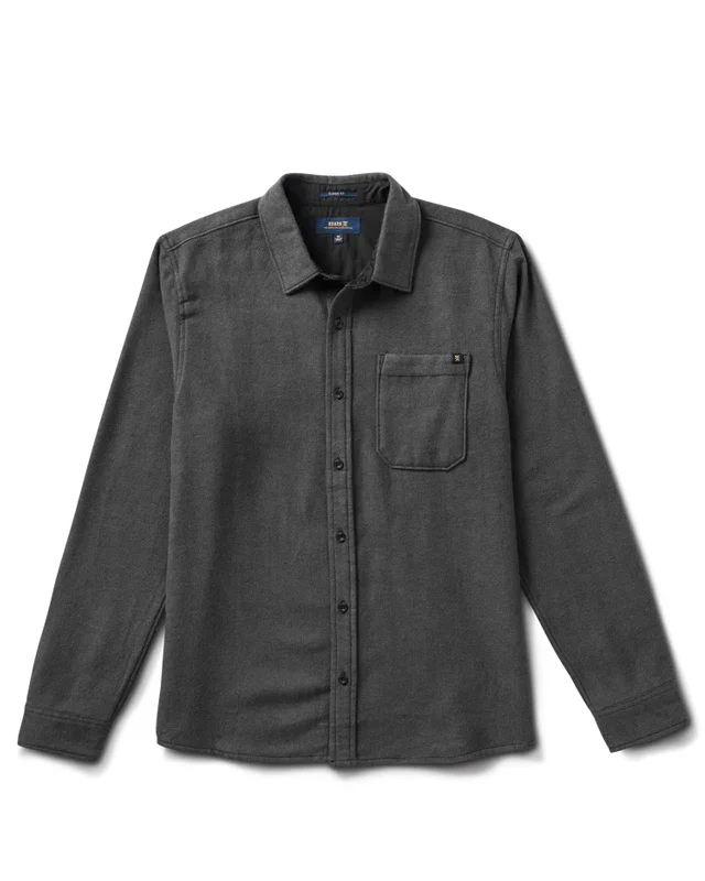 Men's breathable dress wear shirt-Crossroads L/S Flannel