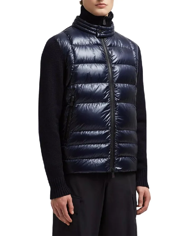 Men's soccer sweater-Moncler Wool Cardigan