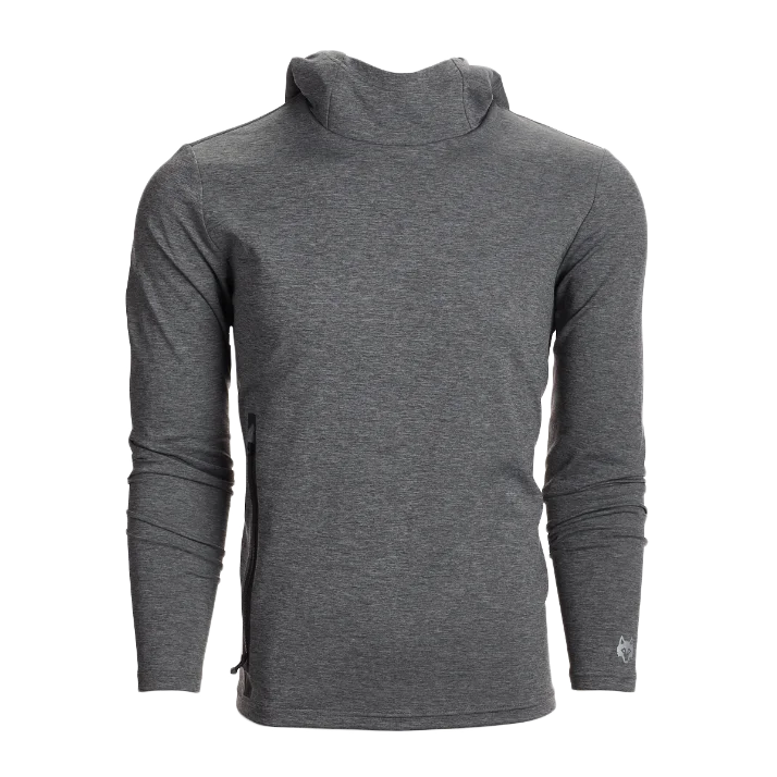 Men's lightweight active hoodie-Cokato Hoodie (Smoke Heather)