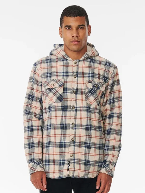 Men's functional athletic shirt-Shores Sherpa Lined Flannel Shirt (Past Season)