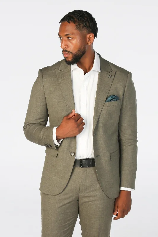 Men's organic jacket-Kurt - Men's Sage Blazer