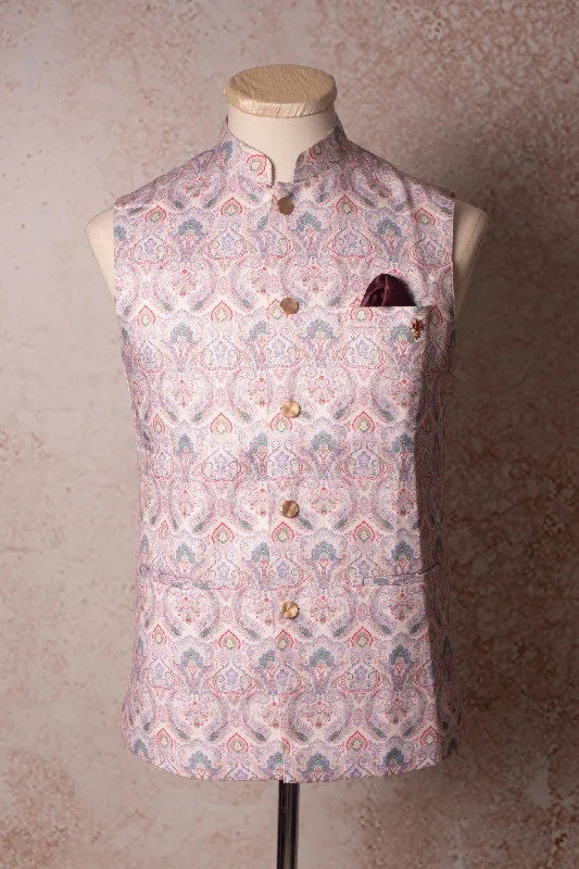 Paisley print waistcoat N9_2137