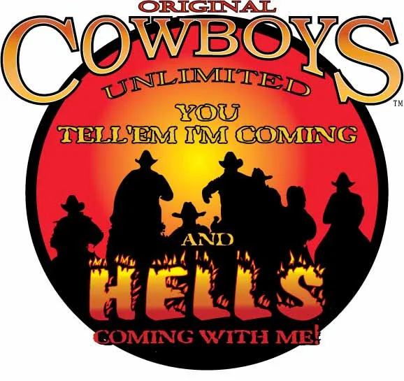 Men's modern casual t-shirt-Men's Cowboys Unlimited I'm Coming T-Shirt #CB-1425