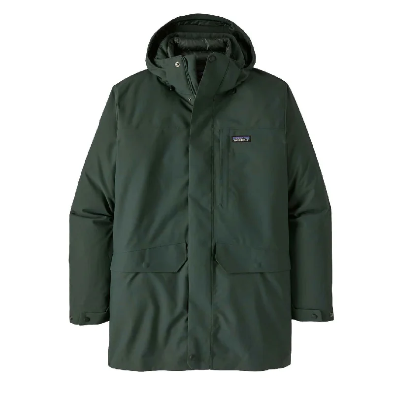 Men's breathable jacket-Patagonia Tres 3-in-1 Parka Northern Green