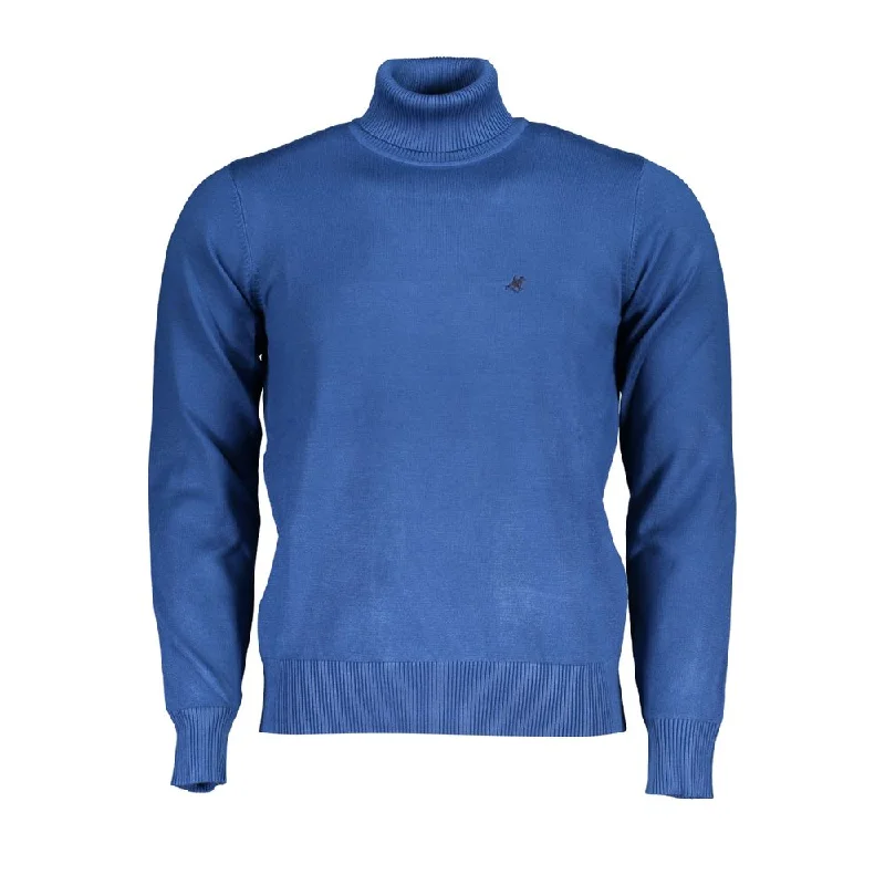 Men's quick-dry sweater-U.S. Grand Polo Elegant Turtleneck Sweater with Embroide Men's Logo