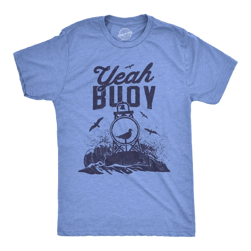 Men's bold logo t-shirt-Yeah Buoy Men's T Shirt