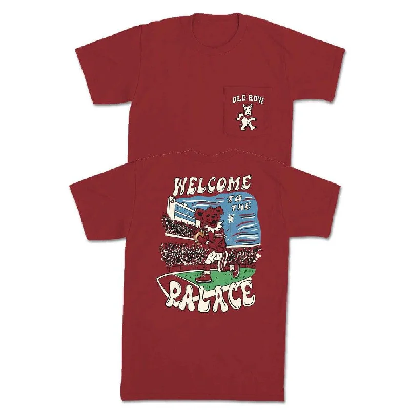 Men's fitness training t-shirt-Welcome to the Palace Pocket Tee