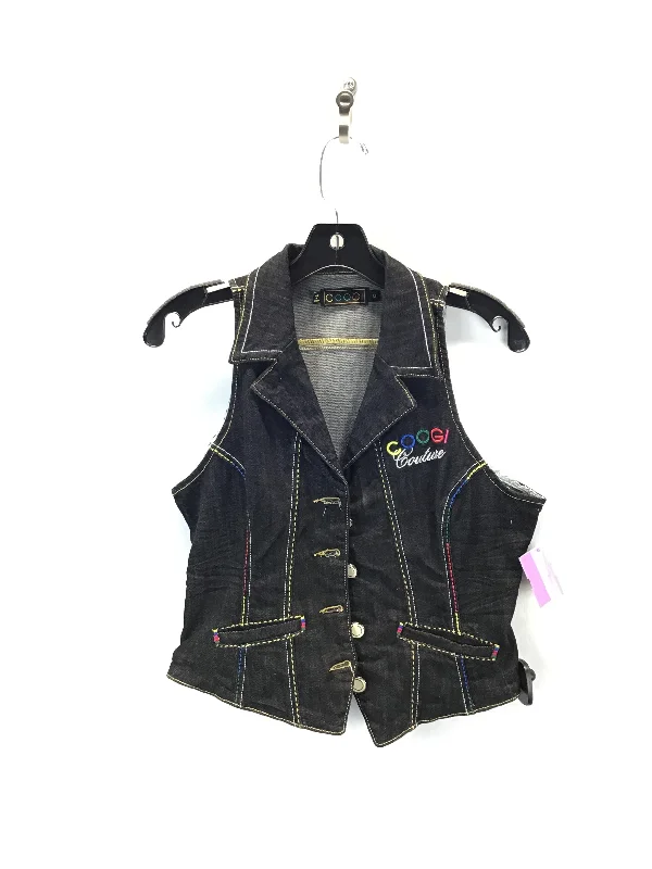 Vest Other By Clothes Mentor In Blue Denim, Size: M