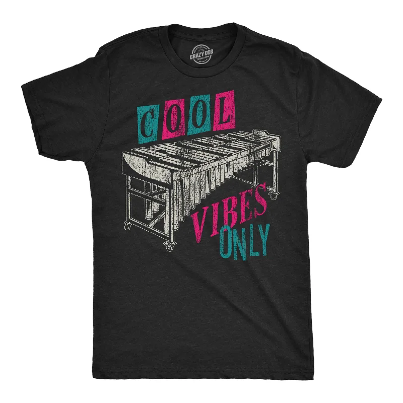 Men's weather-resistant casual t-shirt-Cool Vibes Only Men's T Shirt