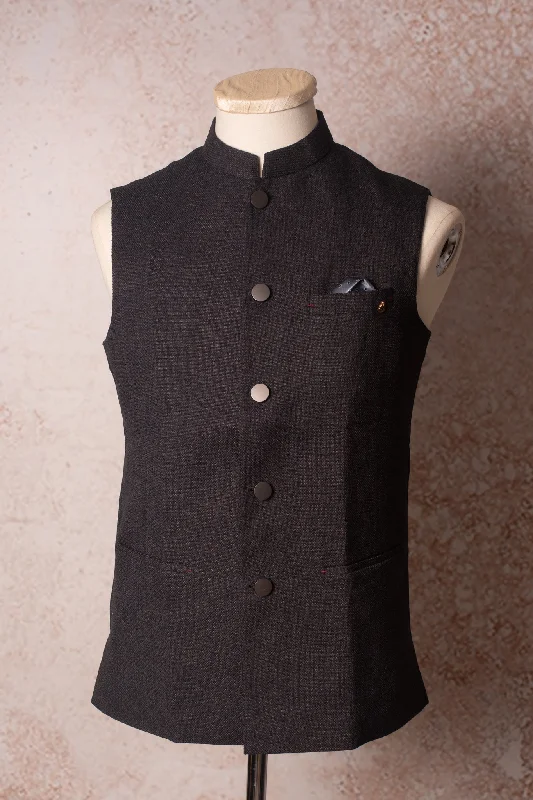 Metal button waistcoat E9S_1663