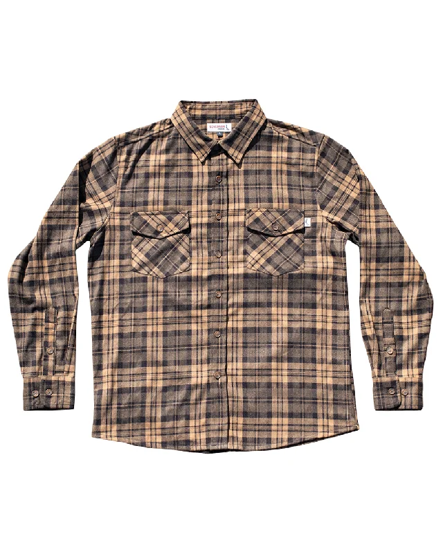 Men's gym performance travel wear shirt-OLA VISTA FLANNEL