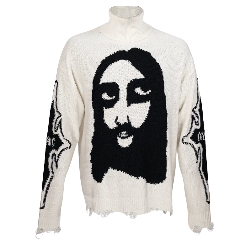 Men's tennis sweater-PRAISING TURTLENECK SWEATER