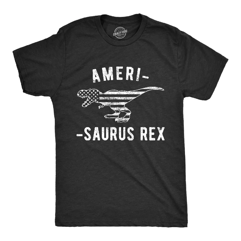 Men's performance wear t-shirt-Amerisaurus Rex Men's T Shirt