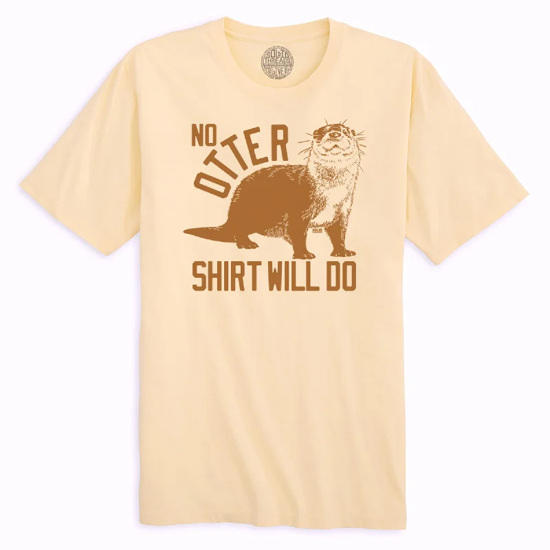 Men's tech-inspired t-shirt-No Otter Shirt Will Do Organic Cotton T-shirt