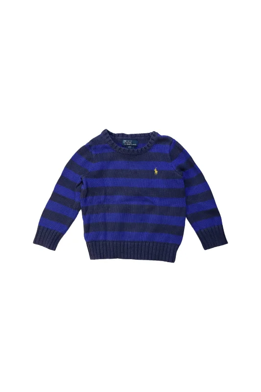 Men's versatile gym polo shirt-Polo Ralph Lauren Knit Sweater 2T