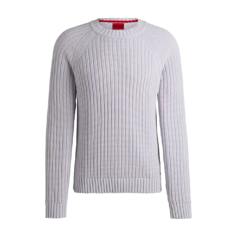 Men's timeless sweater-Regular-fit sweater in ribbed cotton