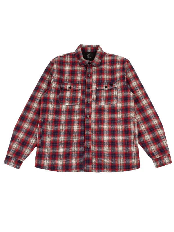 Men's quick-dry travel wear shirt-Barstow Flannel