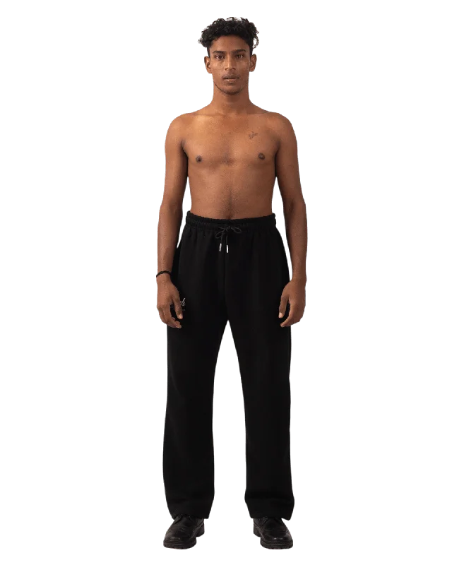 Men's breathable casual pants-BLACK MADE IN PAK SWEATPANTS (V4)