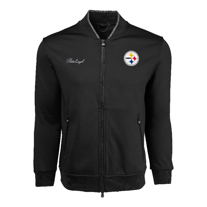 Men's breathable jacket-Pittsburgh Steelers Sequoia Bomber