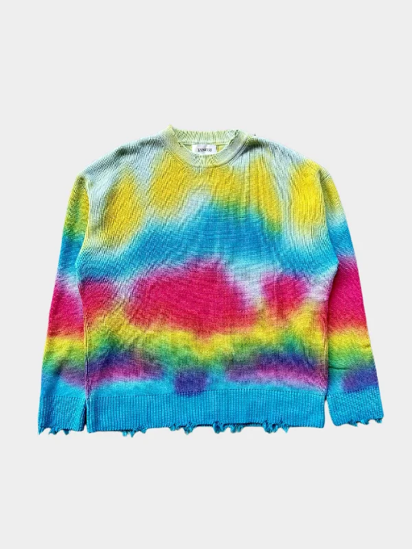 Men's stylish knit-Tie Dye Sweater