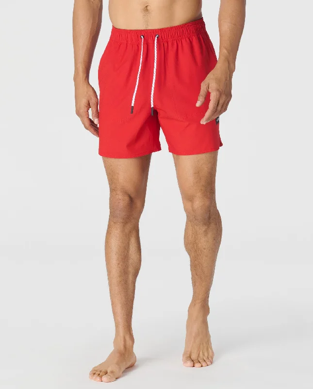 Men's weatherproof casual shorts-Saylor Swim Goji Berry