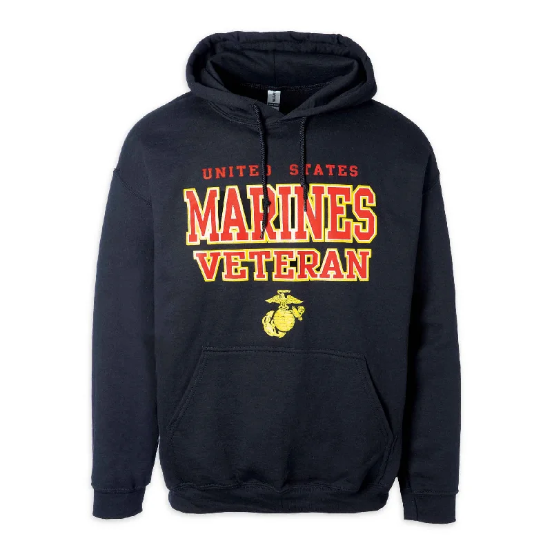 Men's ultra-light travel hoodie-USMC Veteran Hoodie