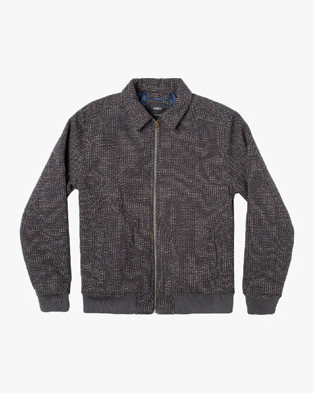 Men's fashion-forward jacket-Pisco Zip-Up Jacket - Navy Marine