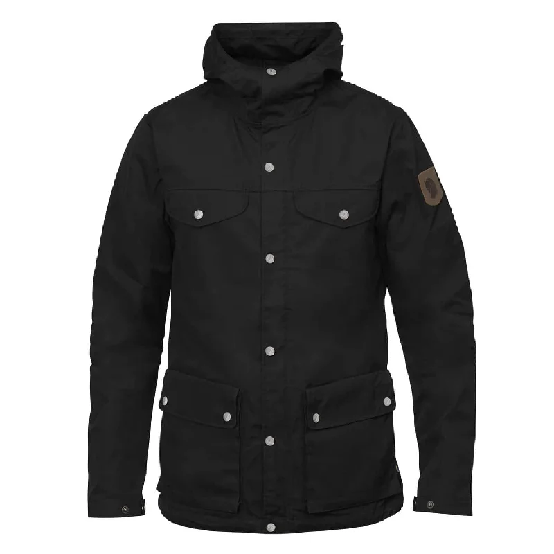 Men's gym-ready jacket-Fjallraven Greenland Jacket Black