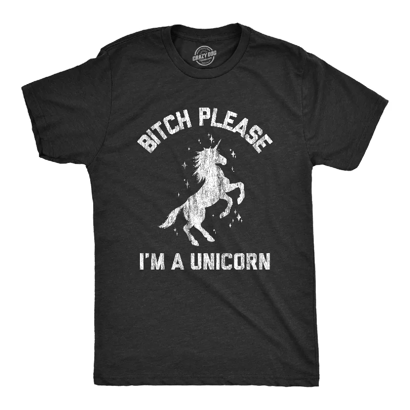 Men's lightweight performance t-shirt-Bith Please I'm A Unicorn Men's T Shirt