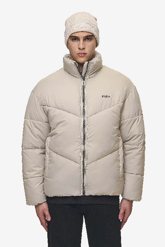 Men's performance jacket-Anando Puffer Jacket Beige