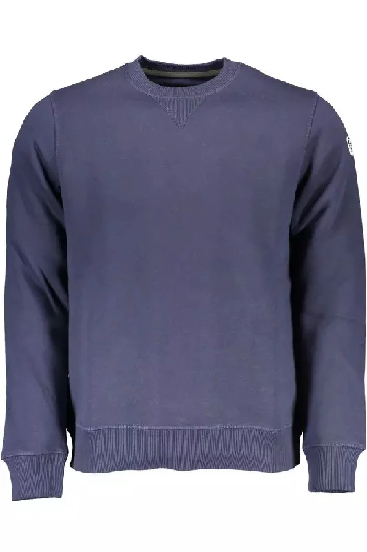 Men's cashmere sweater-North Sails Chic  Crewneck Sweater with Logo Men's Detail