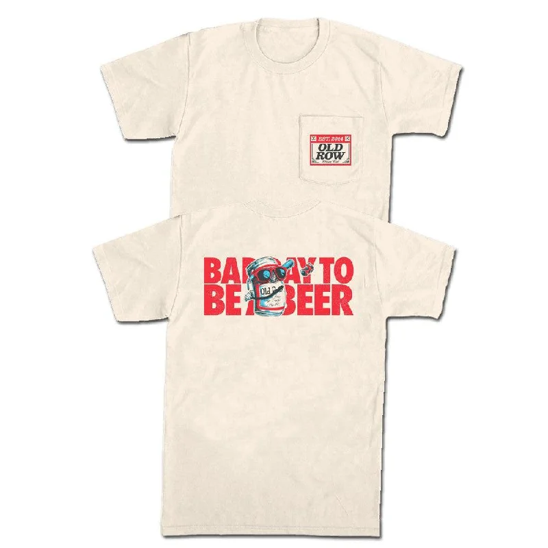 Men's graphic art t-shirt-BDTBAB Dizzy Bat Pocket Tee