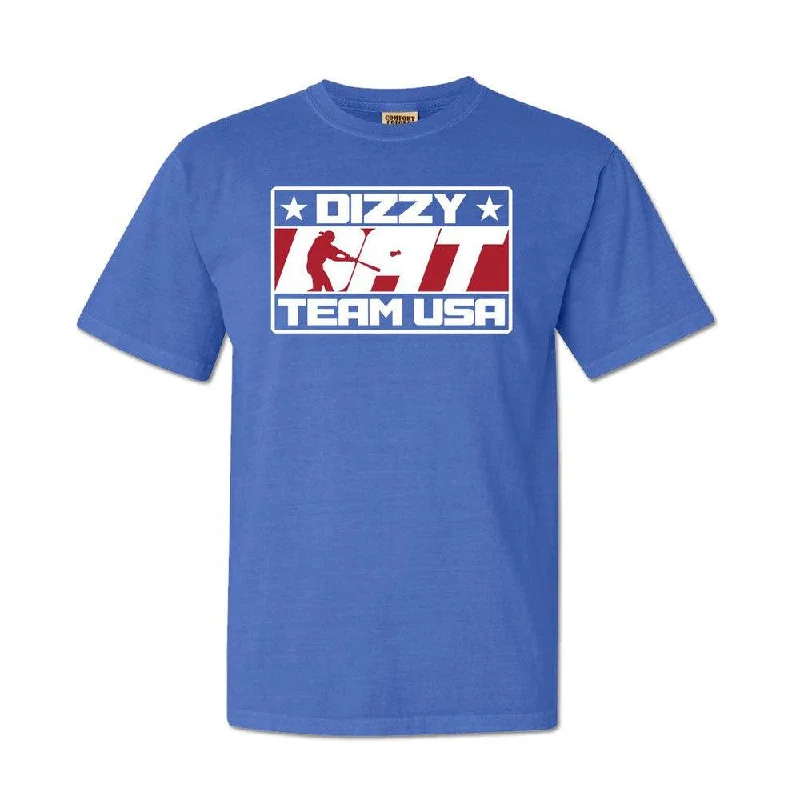 Men's versatile fit t-shirt-Dizzy Bat Team USA Tee