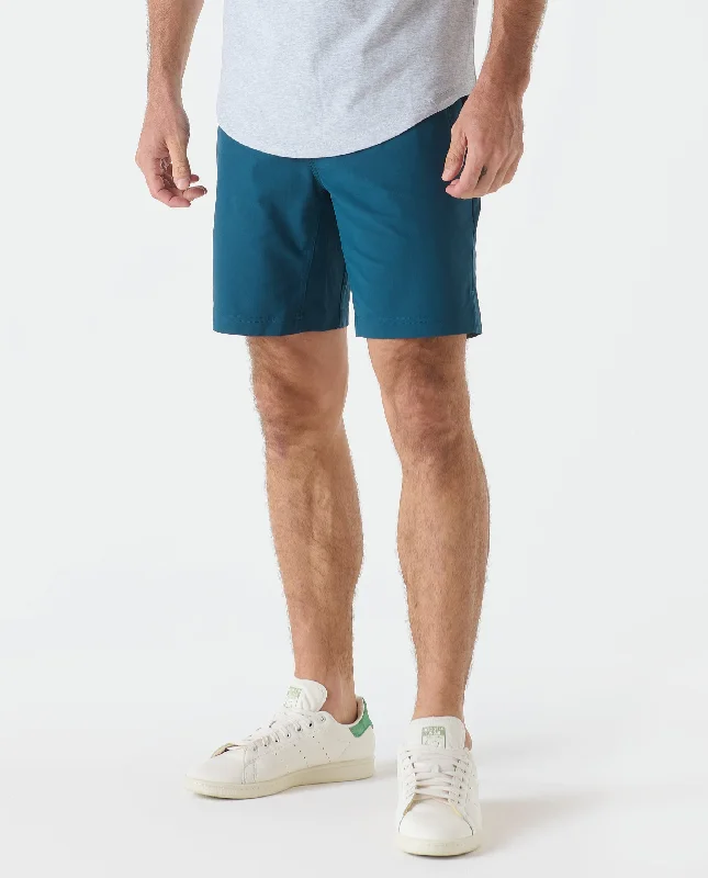 Men's pre-washed travel shorts-Aviation Short Marine