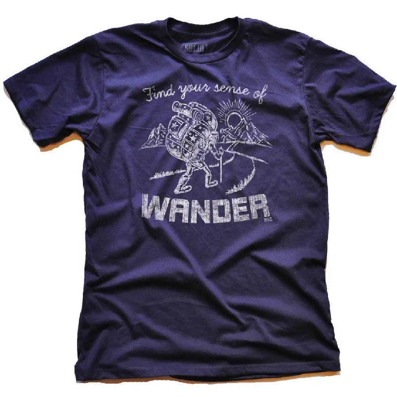 Men's weather-resistant casual t-shirt-Find Your Sense Of Wander T-shirt