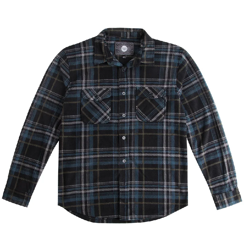 Men's breathable jacket-Thalia Surf Coronado Flannel Mens Jacket