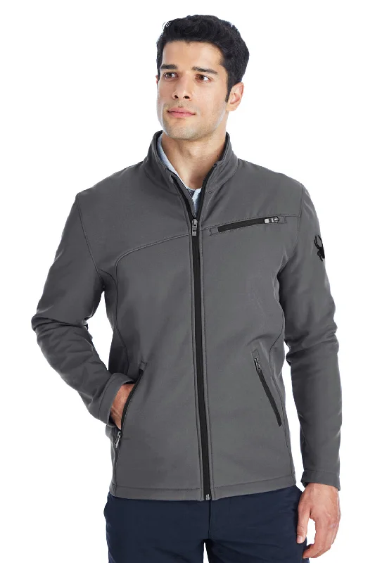 Men's functional jacket-Spyder Mens Transport Full Zip Jacket - Polar Grey