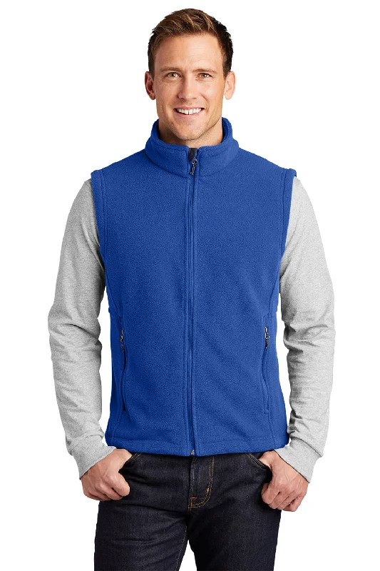 Port Authority Mens Full Zip Fleece Vest - True Royal Blue