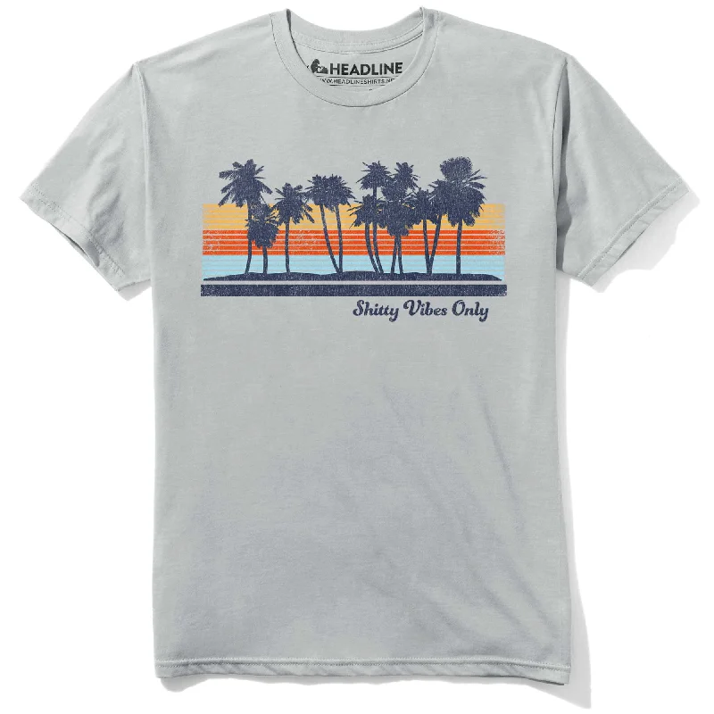 Men's lightweight performance t-shirt-Shitty Vibes Only T-Shirt