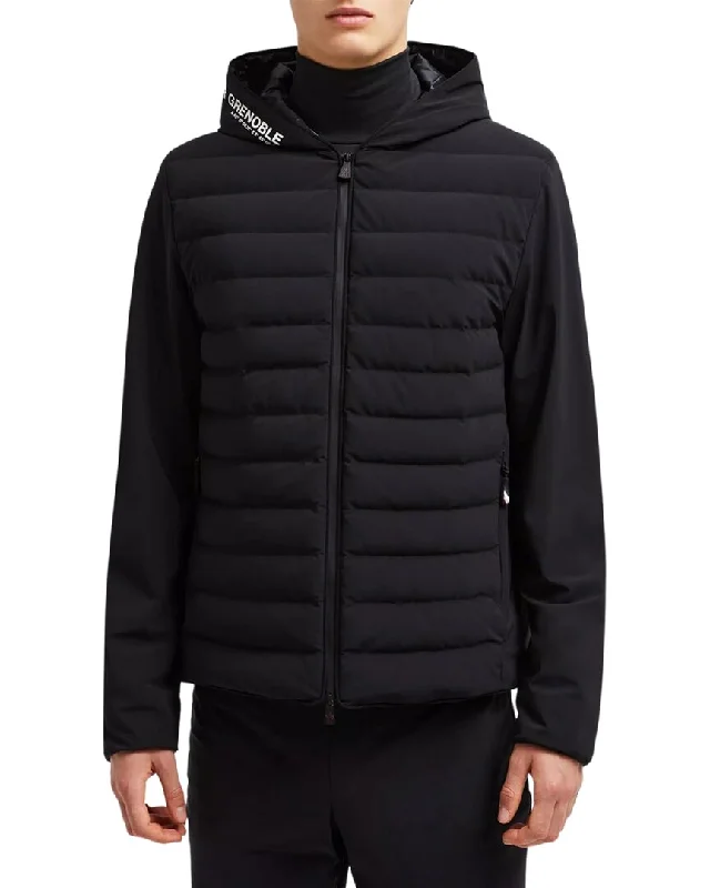 Men's hiking knit-Moncler Zip Up Down Cardigan