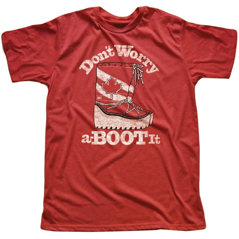 Men's bold logo t-shirt-Don't Worry a-BOOT It T-shirt