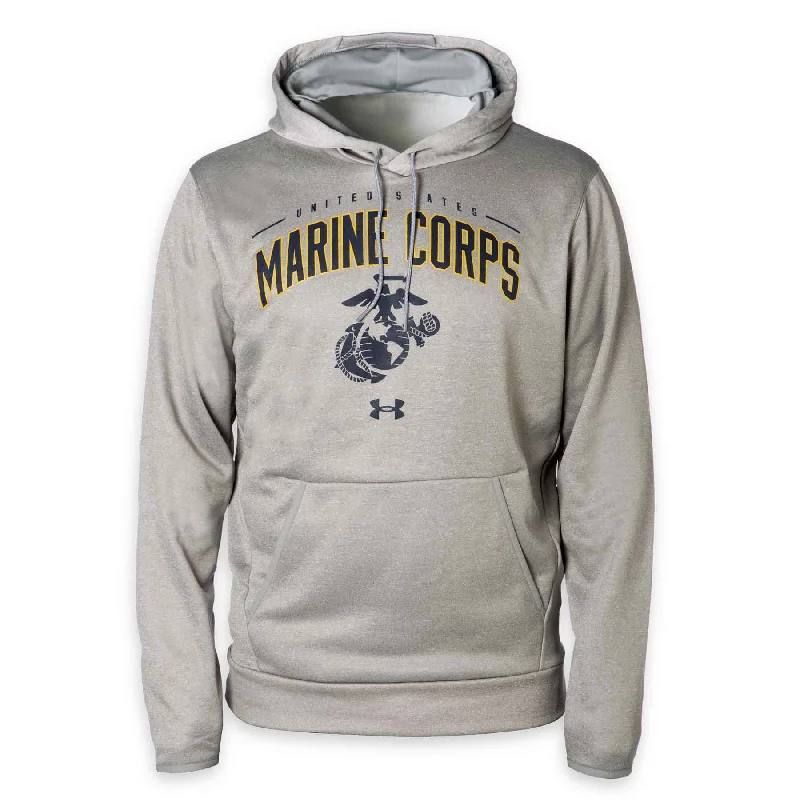 Men's wrinkle-resistant casual hoodie-UA USMC Hoodie