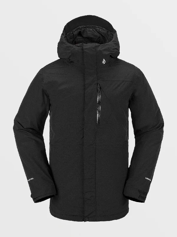 Men's relaxed fit jacket-Mens L Gore-Tex Jacket - Black