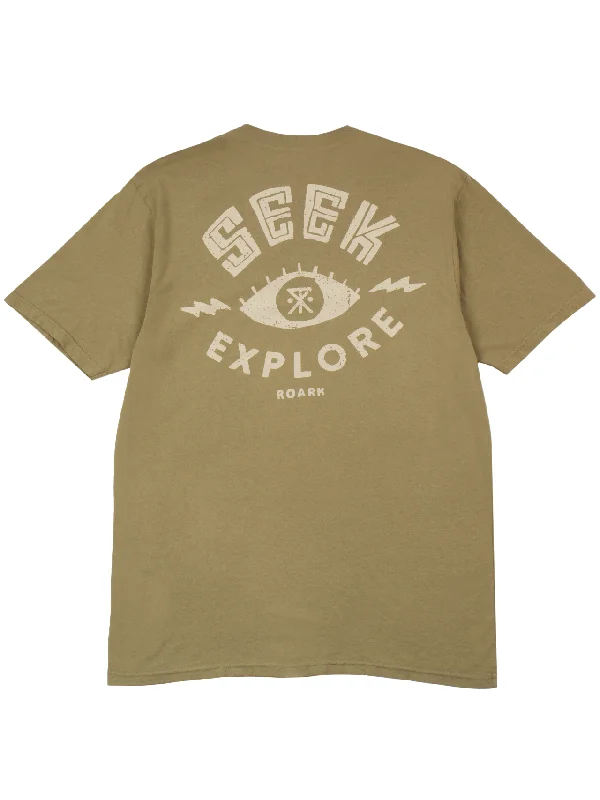 Men's modern casual t-shirt-Seek & Explore Premium S/S T-Shirt