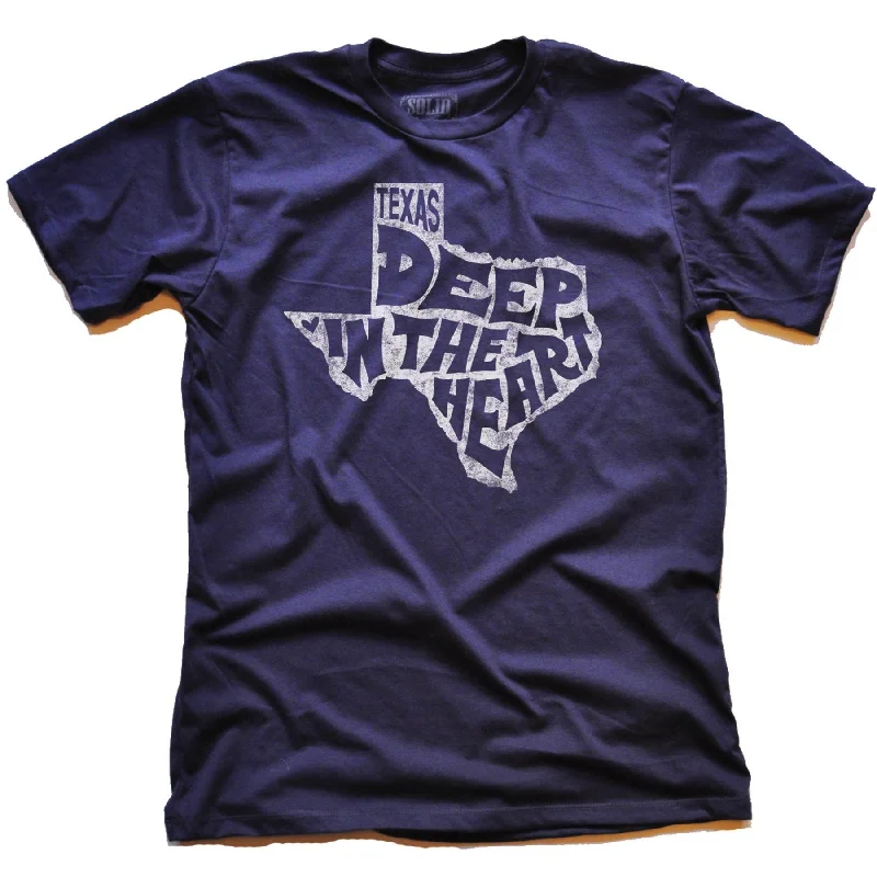 Men's graphic art t-shirt-Deep In The Heart Of Texas T-shirt