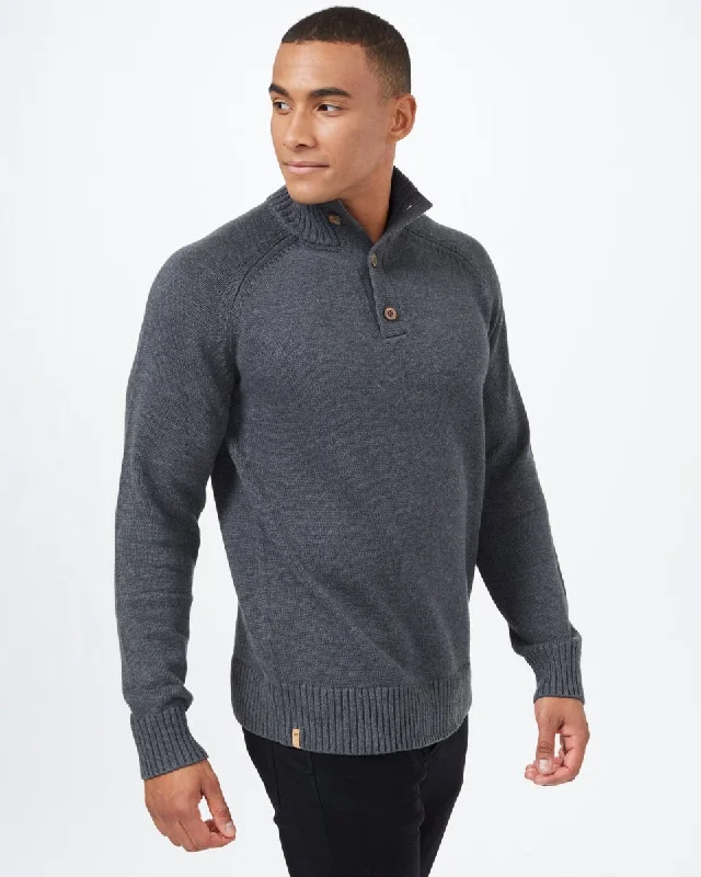 Men's activewear sweater-Highline Mock Neck Sweater