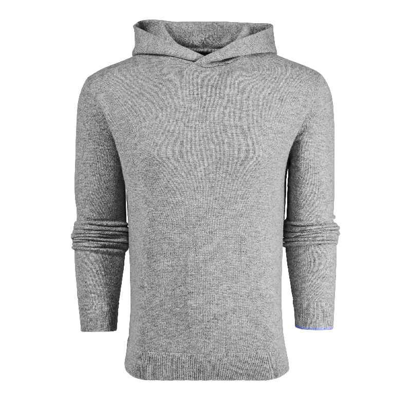 Men's biking sweater-Koko Hoodie (Light Grey Heather)