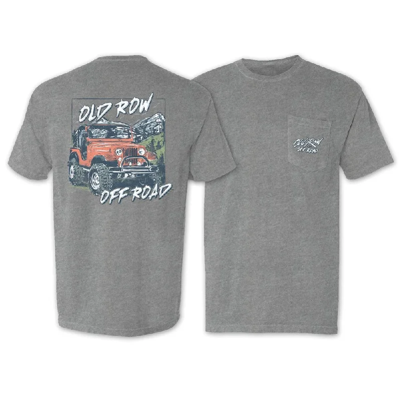 Men's tech-inspired t-shirt-Old Row Off Road All Terrain Pocket Tee