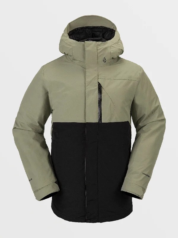 Men's organic jacket-Mens L Gore-Tex Jacket - Light Military